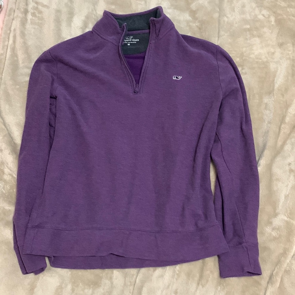 Purple Vineyard Vines Quarterzip.